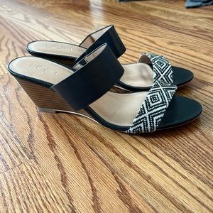 Loft Black wedge, Size 8